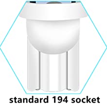 194の自動車LEDの電球6500KはT10 SMD 5050を欠けるくさびで留める 4