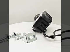 4x4 オフロード LED ワーク ランプ ヘッドライト 霧 運転 ライト 12-80V 4インチ 30W 角度 目 バイク 双子