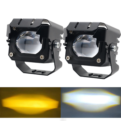 12-80V アンバー 3570 LED 二色 LED バイクの作業灯 30-60Wオフロード運転灯