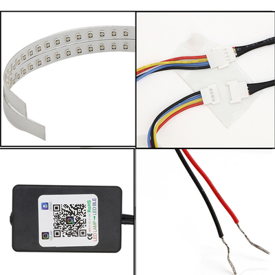 購入 IP 67 LED車包囲されたライトAPP制御ヘッドライトの天使の目のキット360の程度SMDの鬼のハロー リング キット online manufacture