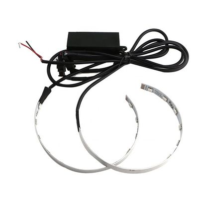 buy DC12V 5000lm APP制御LED車包囲されたライトSMDプロジェクター自動スタイルを作る鬼はハロー リング キットを導いた online manufacture