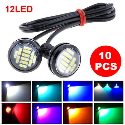 高い発電12vのオートバイLEDのヘッドライト23MM-4014レンズのハイライト イーグル・アイはライトを導いた