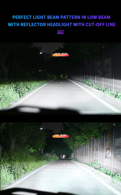 2側面H7 LEDの球根180W 360程度の冷光極度の明るい車のヘッドライトH4 H11 HB3 9005のS2自動導かれたヘッドライトの球根