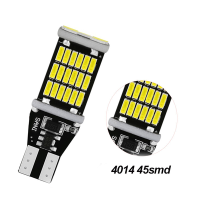 普遍的な車は尾ライトおよび回転信号bulbT15 4014 45smd 12-24Vを導いた