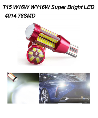 T15 W16W LED Canbus自動車LEDのヘッドライト4014逆ライト最も明るい車のヘッドライト