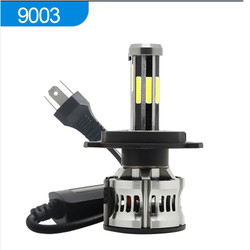 8側面H1 H3 H4 H7 9005 9006自動車LEDのヘッドライト6000K 360 Canbus