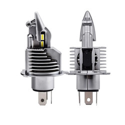 小型戦闘機H4は40W自動照明装置9V-48V 8000lmを冷却する車ファンのためのヘッドライトを導いた
