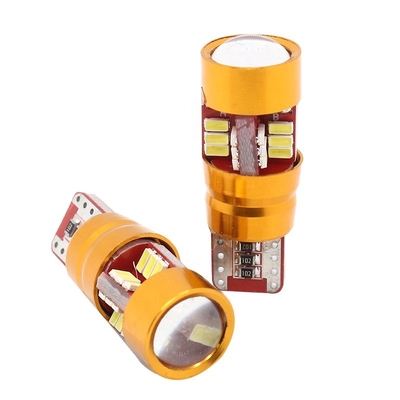 12V Canbus T10 3014駐車の予備ライトを読むトラックのドームのための27SMD車の電球LED