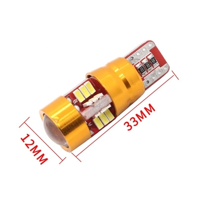12V Canbus T10 3014駐車の予備ライトを読むトラックのドームのための27SMD車の電球LED