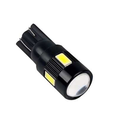 T10 5630 6つのSMD Nonpolarityによって導かれた車の側光の球根はLEDの球根DC 12Vを変更した