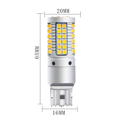 69smd Ba15sの自動車は回転信号ライト23w Canbusを7440 3030導いた