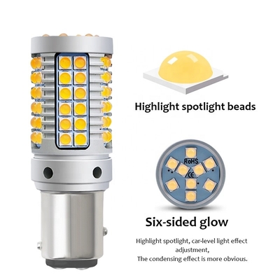 69smd Ba15sの自動車は回転信号ライト23w Canbusを7440 3030導いた