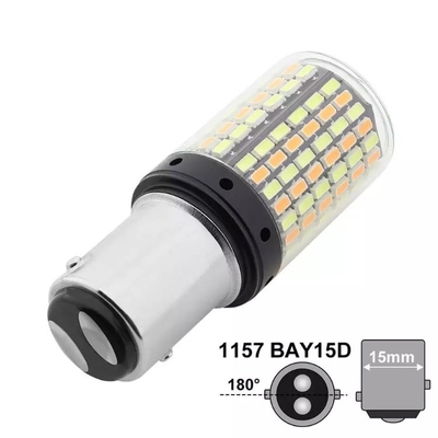 車の回転信号ライト12v普遍的な導かれたフォグランプ30wを逆転させる168smd