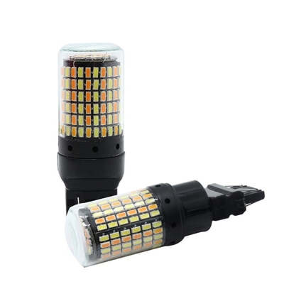 車の回転信号ライト12v普遍的な導かれたフォグランプ30wを逆転させる168smd