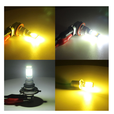 高い発電の普遍的な自動車2色軽いH11 9006を881 H3 H8 H7 3030フォグランプ