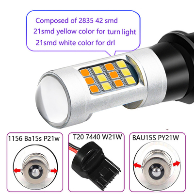 OEM T20 LEDブレーキ回転信号ライトCanbusのルクス1157のLEDランプ12V