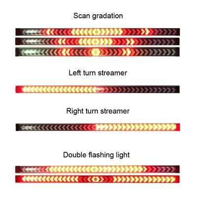 小型トラックの矢車のヘッドライトLEDの管ストリップの流れることは信号を後につく軽い順次スキャンの回す