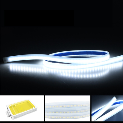2pcs 12V適用範囲が広い防水車のヘッドライトLEDの管ストリップの回転信号ブレーキ流れガイド ライトDRL