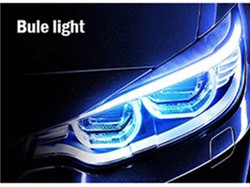 30cm 45cm 60cmの昼間車のヘッドライトLEDの管ストリップ ブレーキ流れガイド ライト2pcs