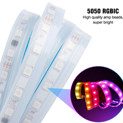 2pcs 30/45/60 cm RGBLED日の時間走行灯の細い順次適用範囲が広い導かれた回転信号のストリップ