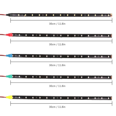 30cm車のヘッドライトLEDの管ストリップ3528パッチの緊急の警報灯