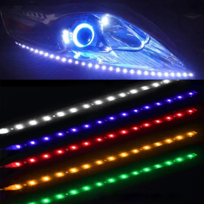 30cm車のヘッドライトLEDの管ストリップ3528パッチの緊急の警報灯