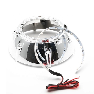 RGB 2.5 3.0インチLED車包囲されたライト ヘッドライト リングLED悪魔の目