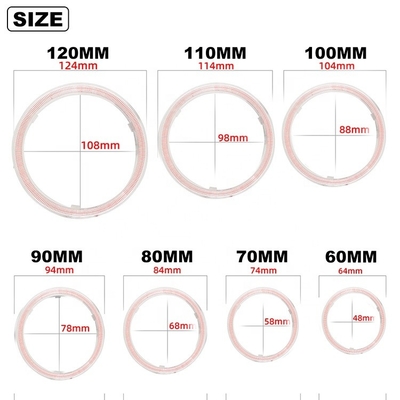 オートバイDRL LED車の包囲されたライトは70mmランプの穂軸60mmを80mm 90mm 100mm 110mmぼやかす