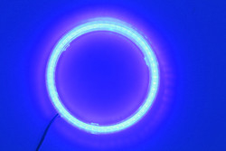 穂軸の天使はLED車包囲されたライト100MM赤く青い霧ランプ12-18Vを注目する