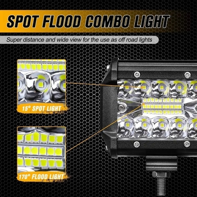 アルミ合金 LED ドライブライト 10-30V LED ライトバー 車両用