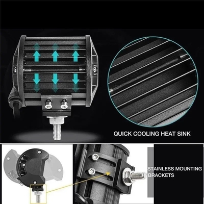 アルミ合金 LED ドライブライト 10-30V LED ライトバー 車両用