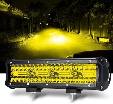 6D反射器 オフロード LEDライトバー 4x4 12V 24V 単列自動車 LEDライトバー
