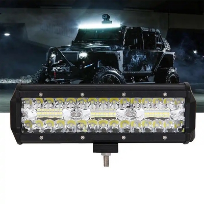 9 インチ 180W ダブル ライン LED ライト バー ホワイト / アンバー オフロード 車用
