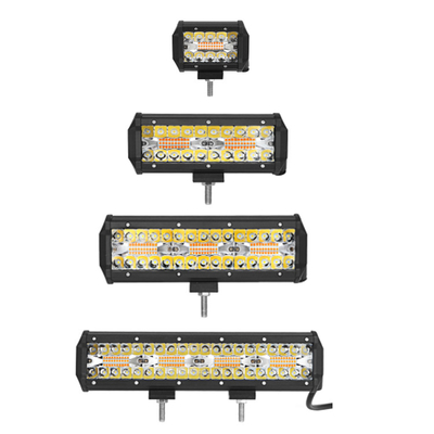 9 インチ 180W ダブル ライン LED ライト バー ホワイト / アンバー オフロード 車用