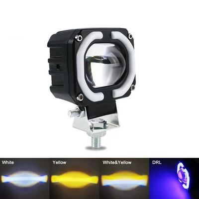4x4 オフロード LED ワークランプ ヘッドライト 霧 運転ライト 12-80V 4 インチ 30W 双色