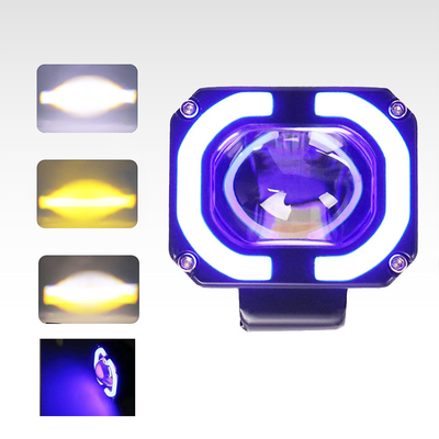 4x4 オフロード LED ワークランプ ヘッドライト 霧 運転ライト 12-80V 4 インチ 30W 双色