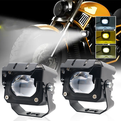 12-80V アンバー 3570 LED 二色 LED バイクの作業灯 30-60Wオフロード運転灯