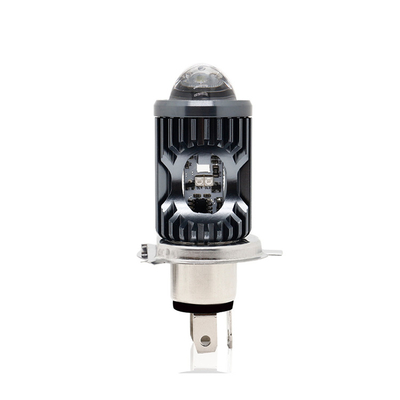 ミニ ドライブライト DRL バイク LED ヘッドライト ランプ H4 H6 BA20D P15D 自動車 魚眼 プロジェクター レンズ 双色