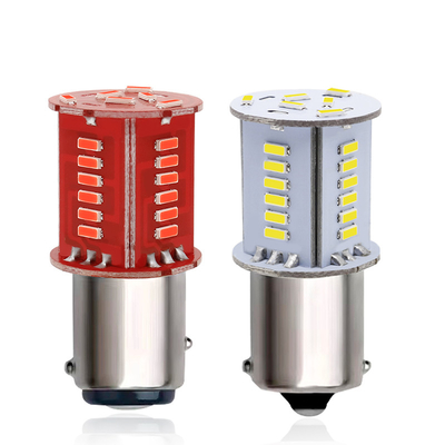 カスタマイズ可能な自動車LEDターン信号 3014 30SMD S25 1156 BA15S BAU15S BAY15Dテールランプ