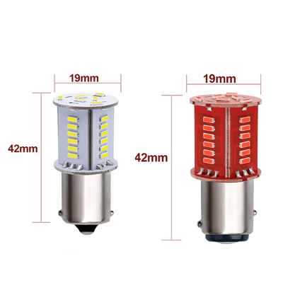 カスタマイズ可能な自動車LEDターン信号 3014 30SMD S25 1156 BA15S BAU15S BAY15Dテールランプ