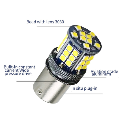 アルミ合金 LED ターンシグナル 3030 39 SMD 12v 1156 BA15S 1157 BAY15D T20 T25 カーターンシグナル