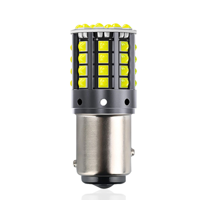 白アルミニウム合金 LED回転信号 1156 1157 T20 3030 44SMD リバースライト 12V 24V