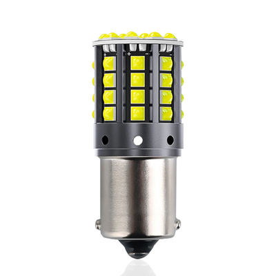 白アルミニウム合金 LED回転信号 1156 1157 T20 3030 44SMD リバースライト 12V 24V