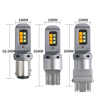 長持ちする5WLEDブレーキターンシグナルライト 1156ユニバーサル12smdLED電球 1156 P21WBA15S PY21W 3157 7443 Canbus