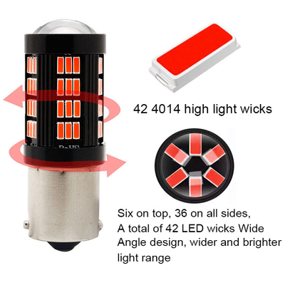1157 1156 4014 66 SMD LEDブレーキライト 車内 LED電球 カーバック