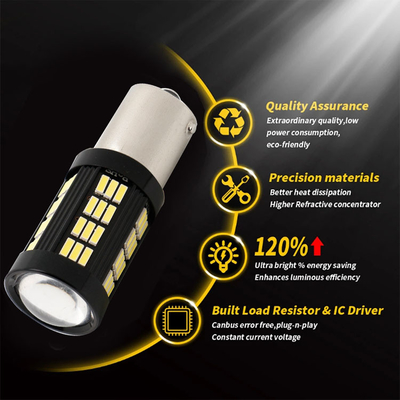 1157 1156 4014 66 SMD LEDブレーキライト 車内 LED電球 カーバック