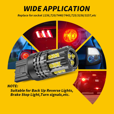 白色LEDカーターンシグナルライト オート 12V 24V 2835 45SMD 1156 1157 T25 3156 3157 T20 7440 7443 Canbus 電球 車用 LED