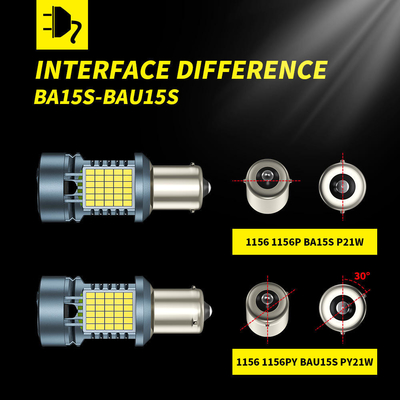 LED電球とCANbus 2016 120SMD T20 1156 1157 3156 3157 LEDターンシグナルブレーキライトとファンオートランプ