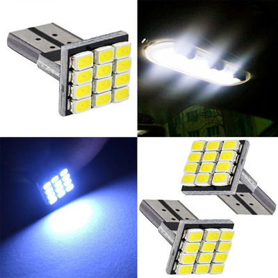 パワー 9W LED電球 防水 IP67 360度 自動車用ライト 12v T10 12SMD 1206 3020 読書灯 免許証