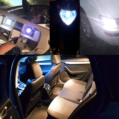 パワー 9W LED電球 防水 IP67 360度 自動車用ライト 12v T10 12SMD 1206 3020 読書灯 免許証